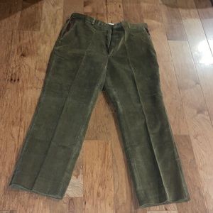 Brown corduroy pants- Orvis, size 38